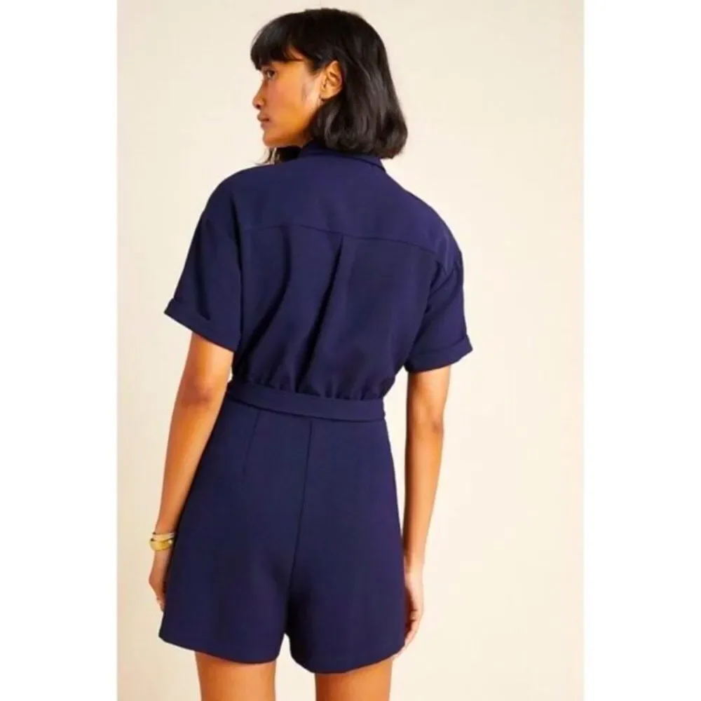 NWOT Anthropologie Greylin Delton Utility Romper